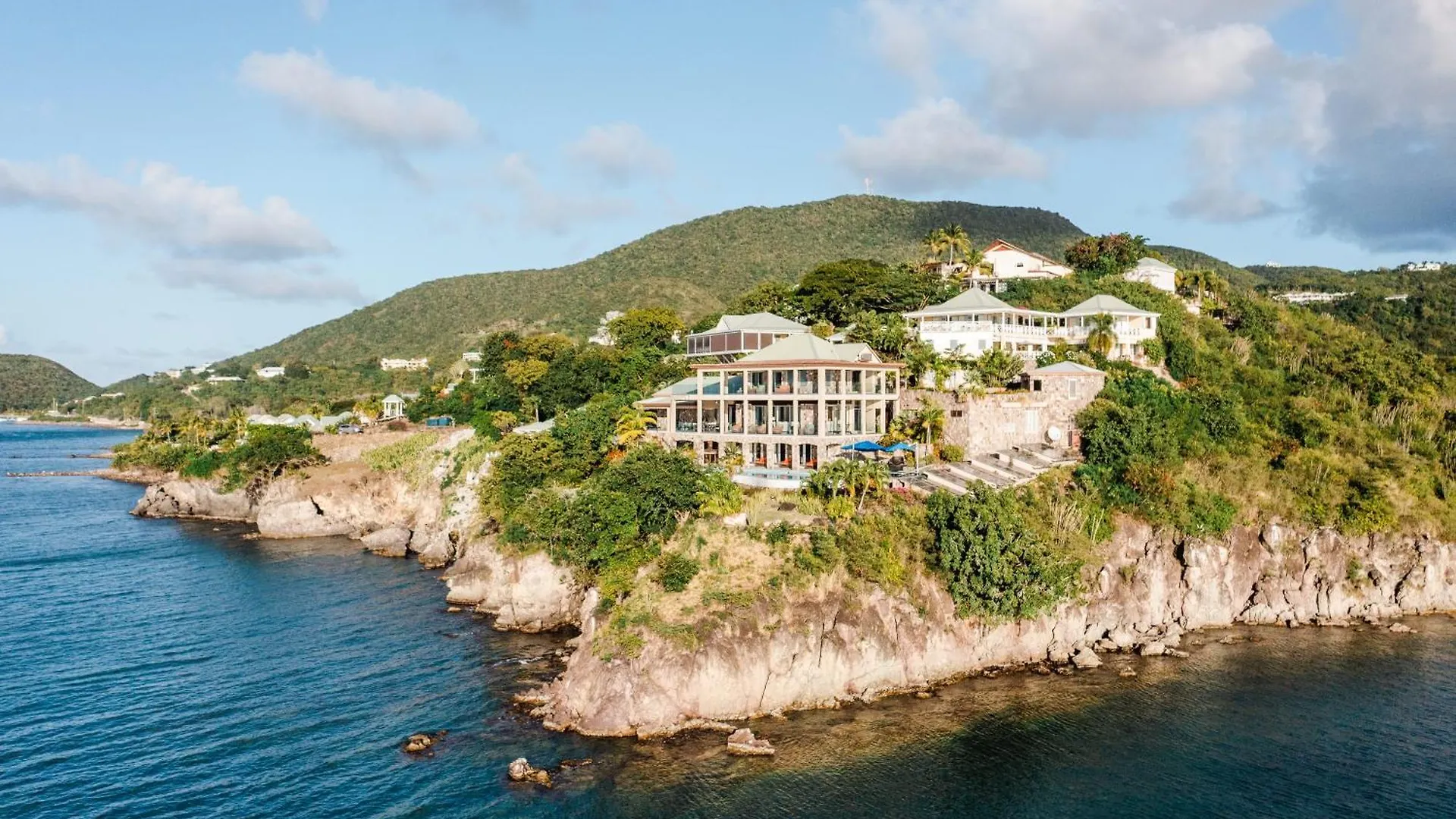 Beautiful 3 Story 8,000 Sq Ft Oceanside Mansion Villa Nevis Saint Kitts and Nevis